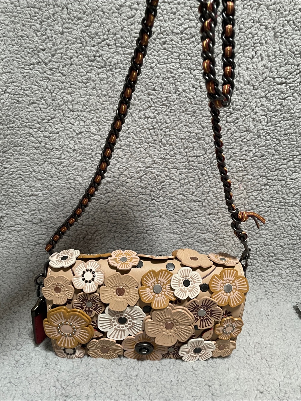 Coach Tea Rose Dinky in Beechwood NWT